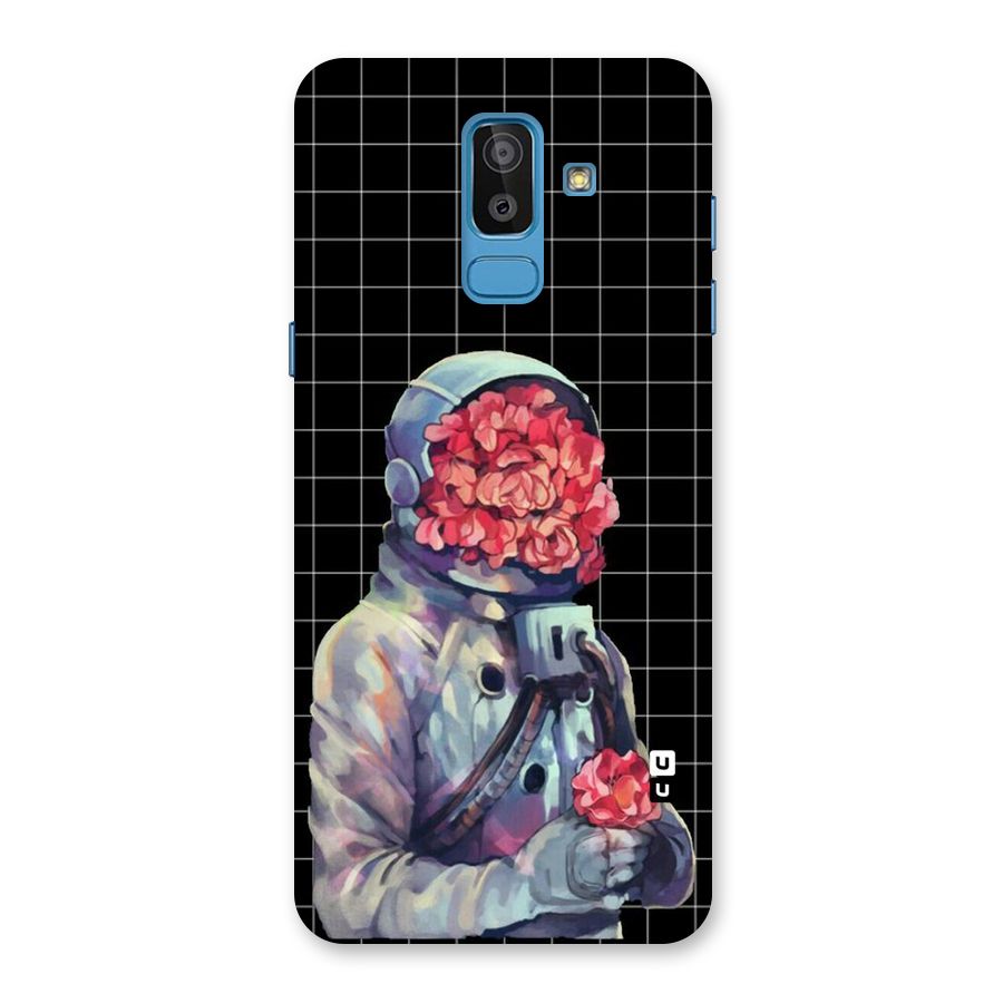 Robot Rose Back Case for Galaxy J8