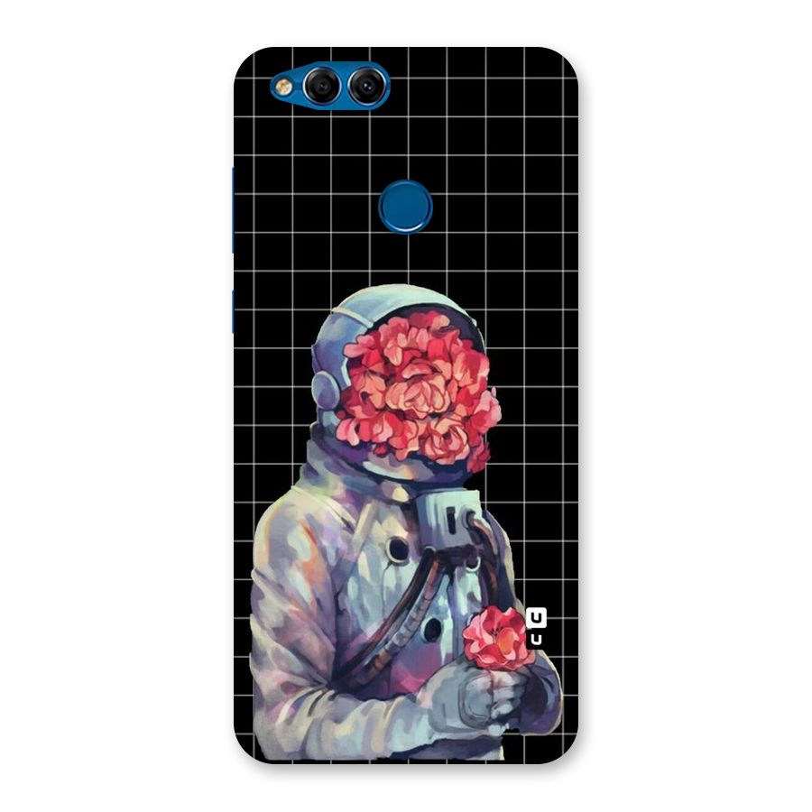 Robot Rose Back Case for Honor 7X