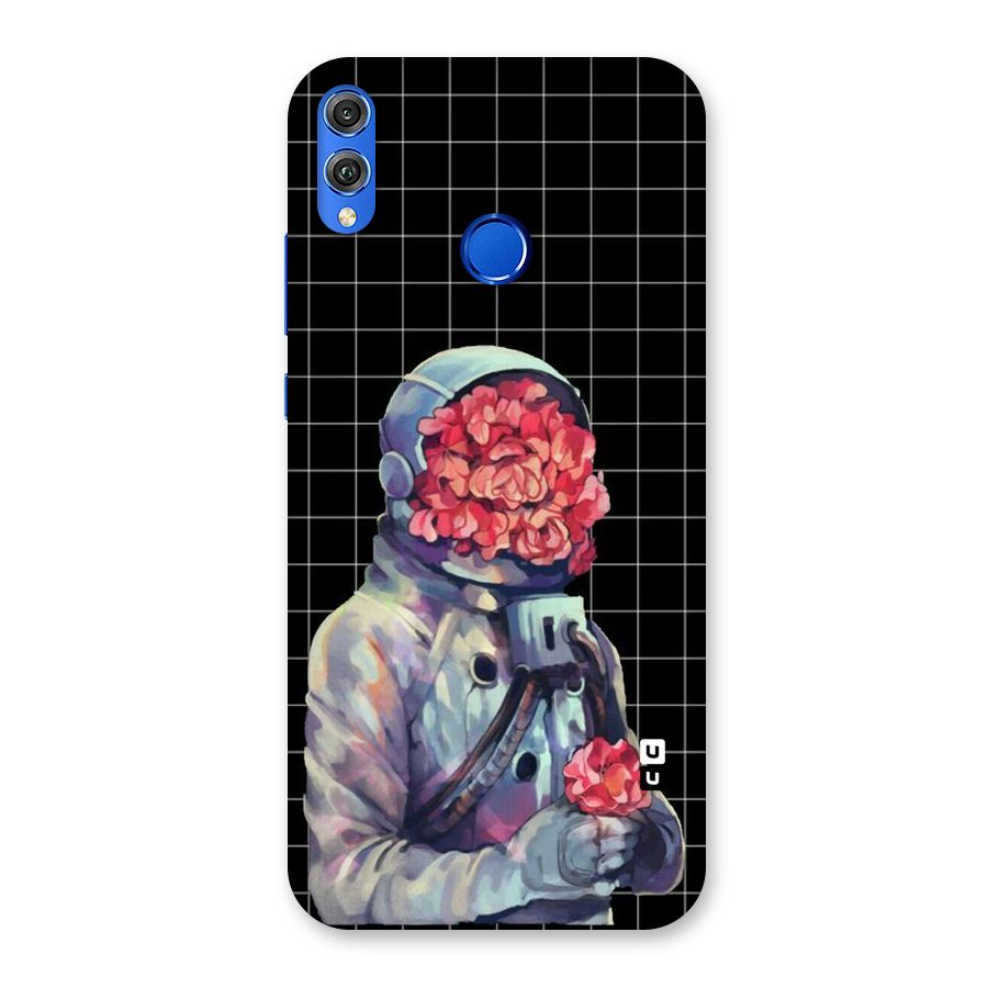 Robot Rose Back Case for Honor 8X