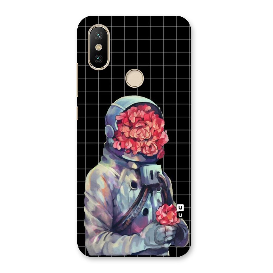 Robot Rose Back Case for Mi A2