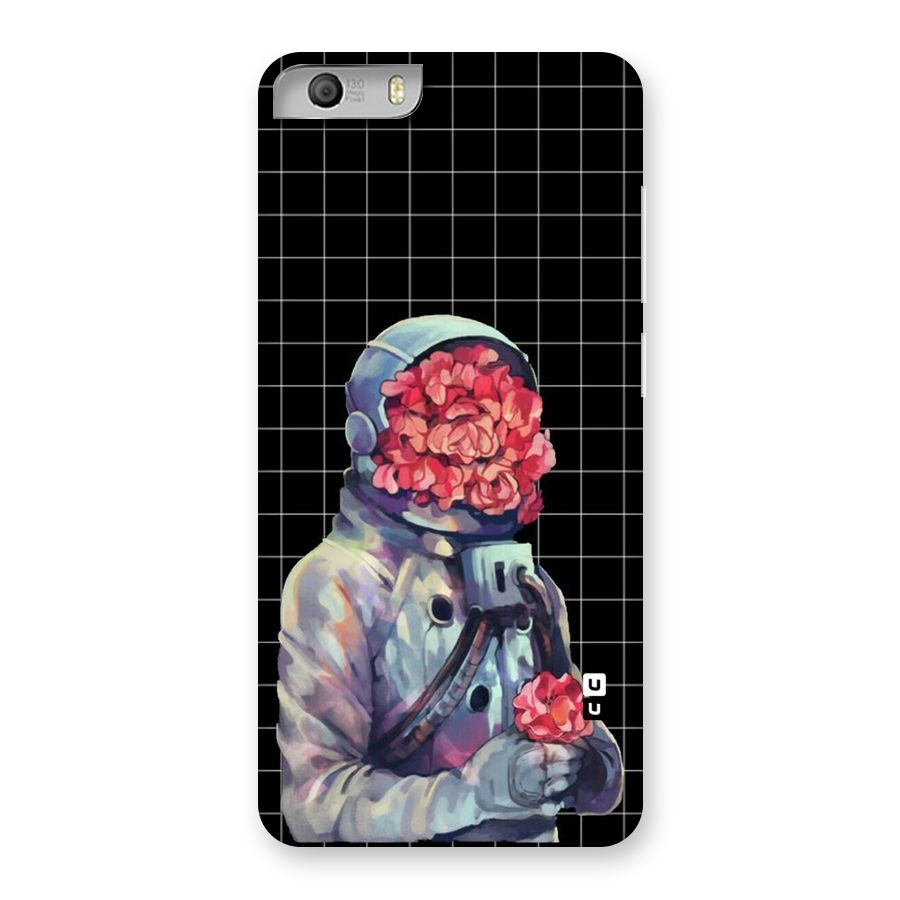 Robot Rose Back Case for Micromax Canvas Knight 2