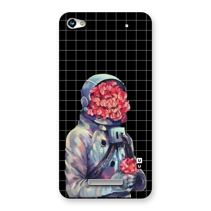 Robot Rose Back Case for Micromax Hue 2
