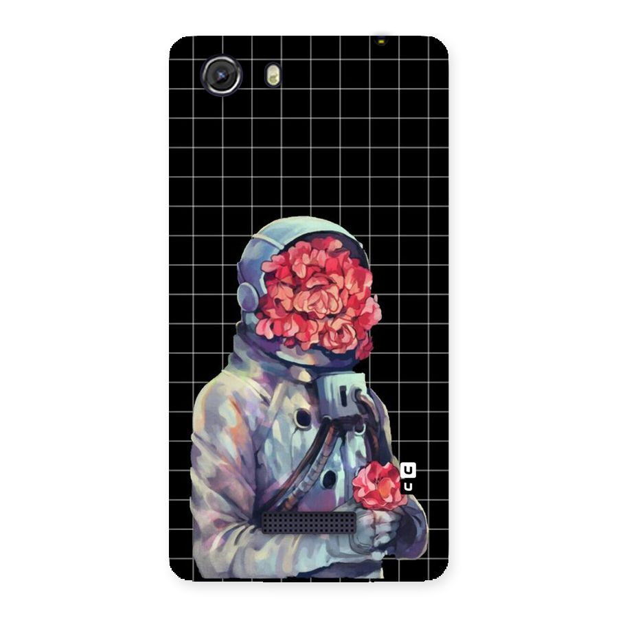 Robot Rose Back Case for Micromax Unite 3