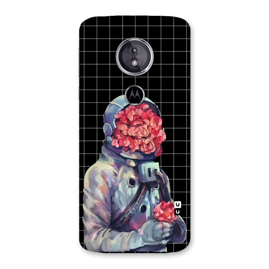 Robot Rose Back Case for Moto E5