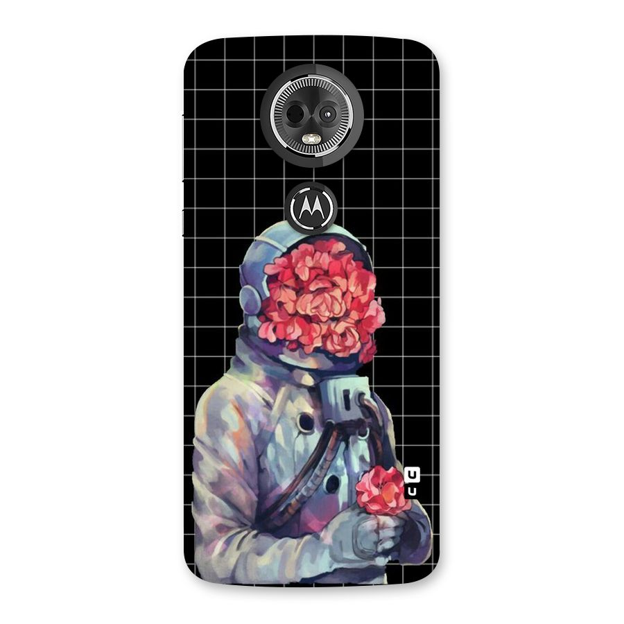 Robot Rose Back Case for Moto E5 Plus