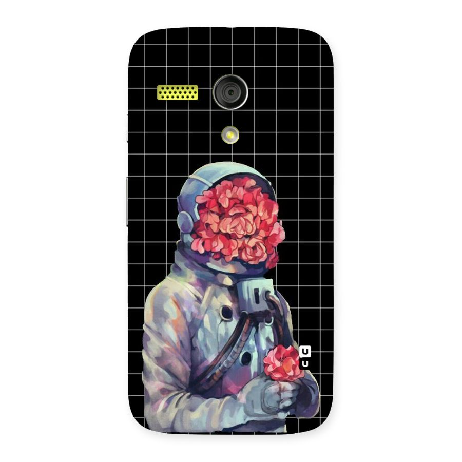Robot Rose Back Case for Moto G