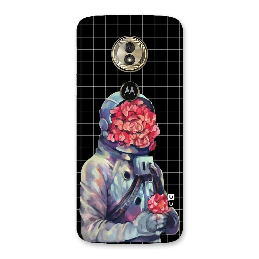Robot Rose Back Case for Moto G6 Play