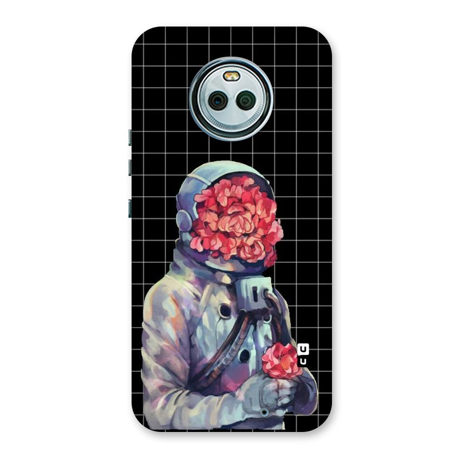 Robot Rose Back Case for Moto X4