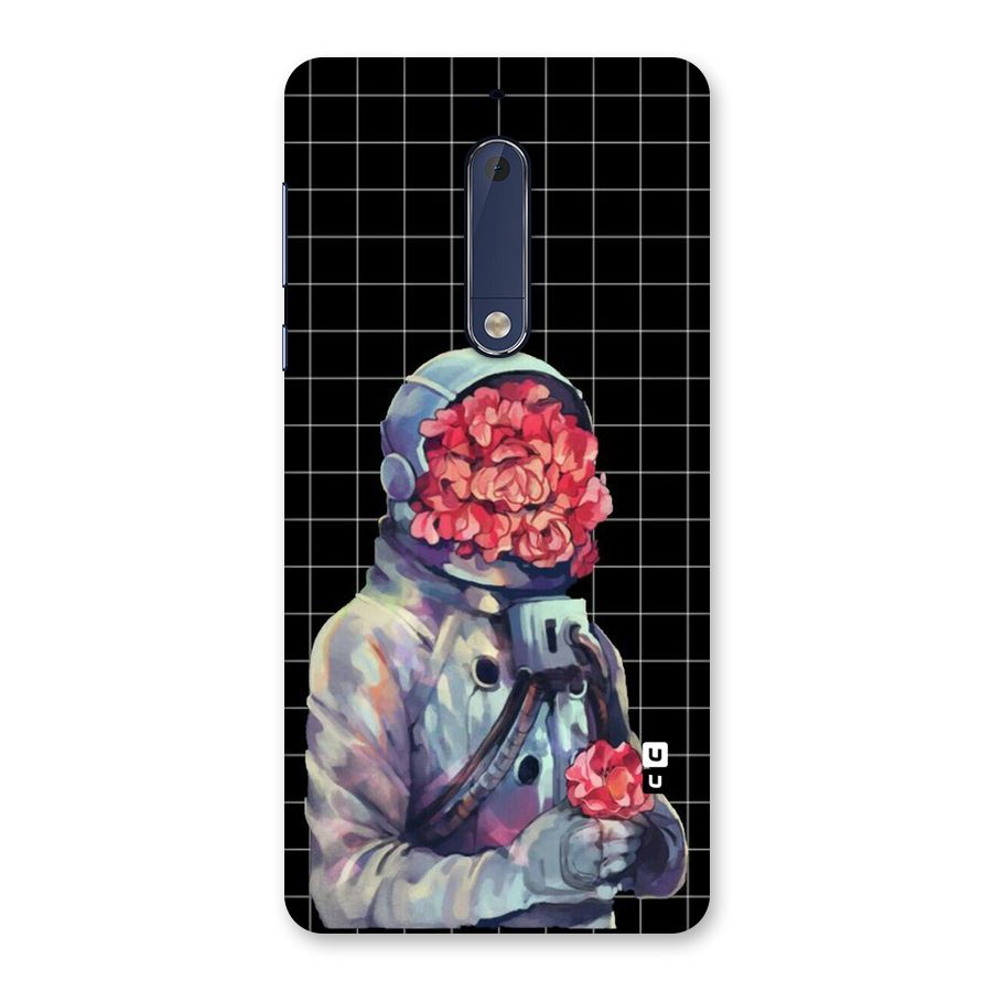 Robot Rose Back Case for Nokia 5
