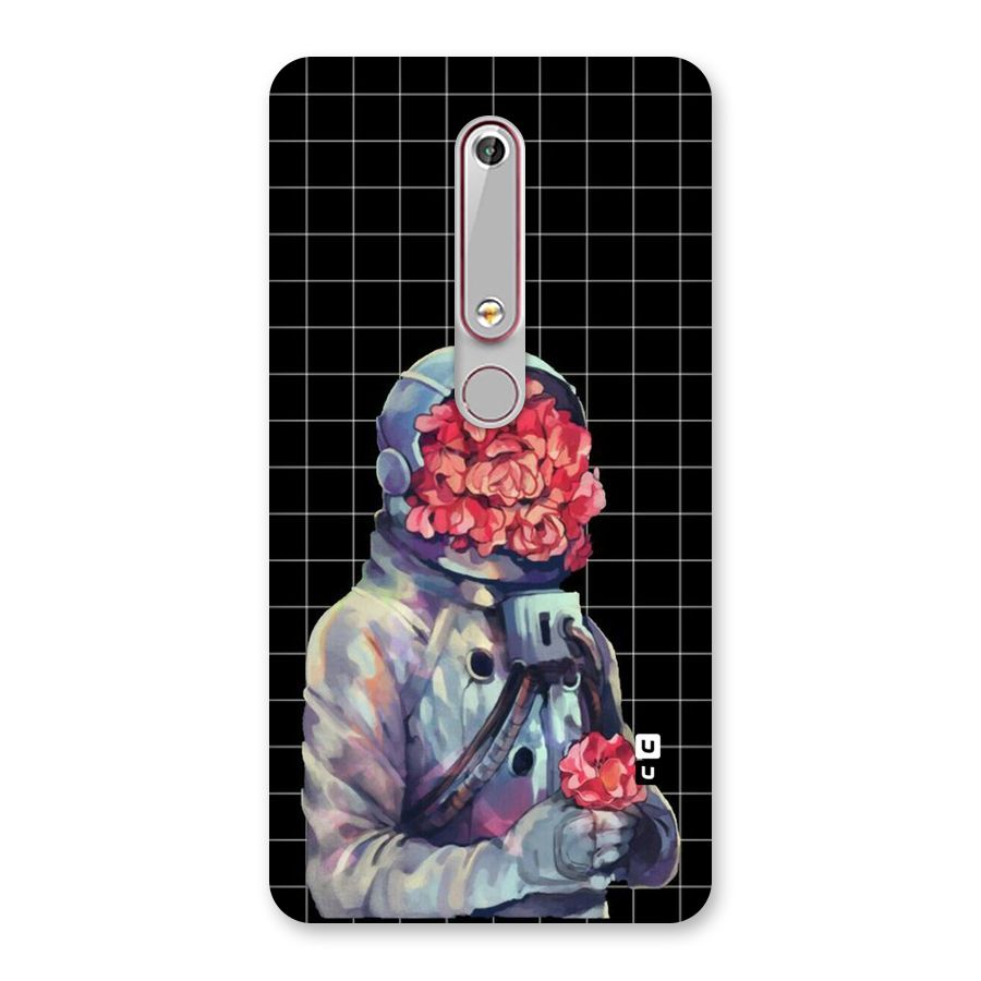 Robot Rose Back Case for Nokia 6.1