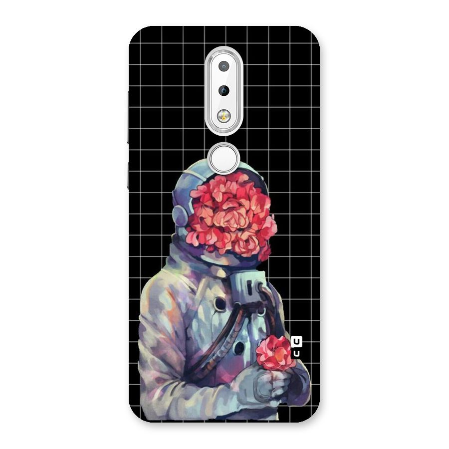 Robot Rose Back Case for Nokia 6.1 Plus