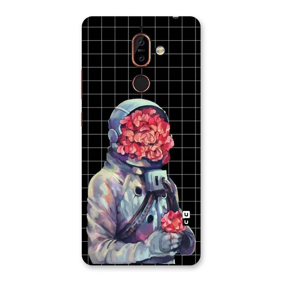 Robot Rose Back Case for Nokia 7 Plus