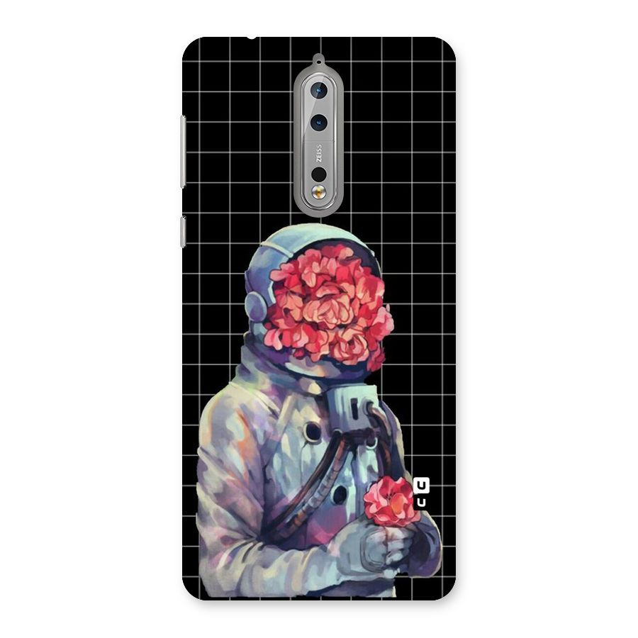 Robot Rose Back Case for Nokia 8