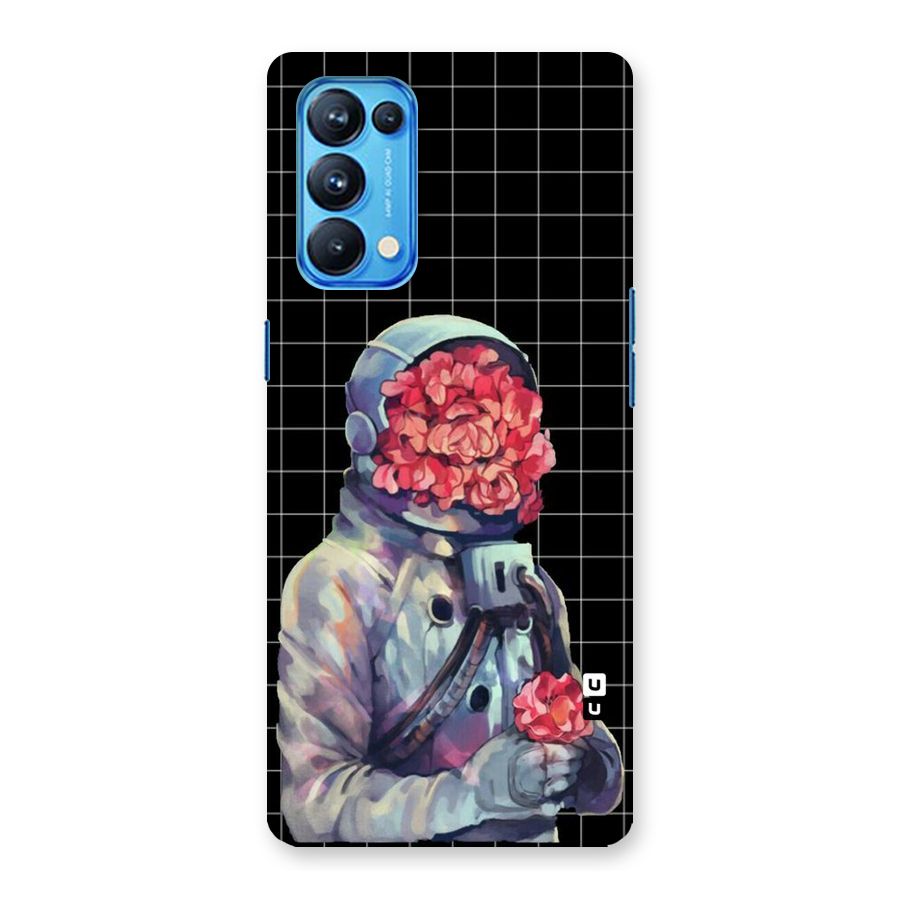 Robot Rose Back Case for Oppo Reno5 Pro 5G