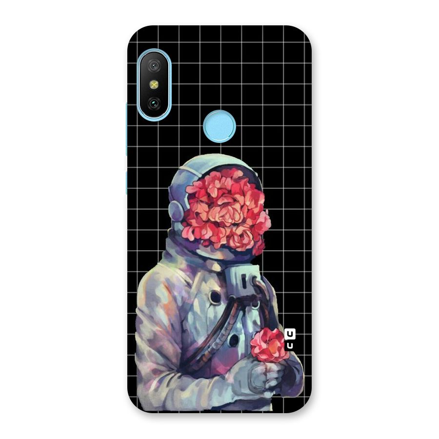 Robot Rose Back Case for Redmi 6 Pro