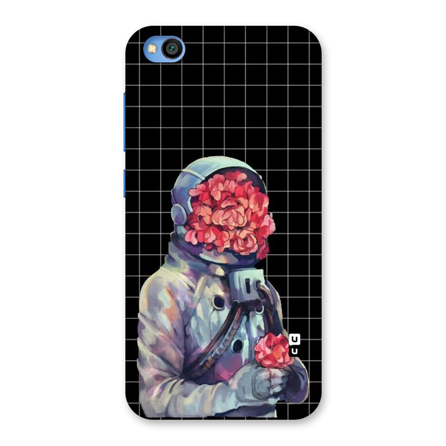 Robot Rose Back Case for Redmi Go
