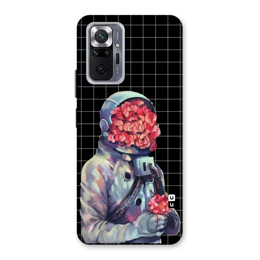 Robot Rose Back Case for Redmi Note 10 Pro