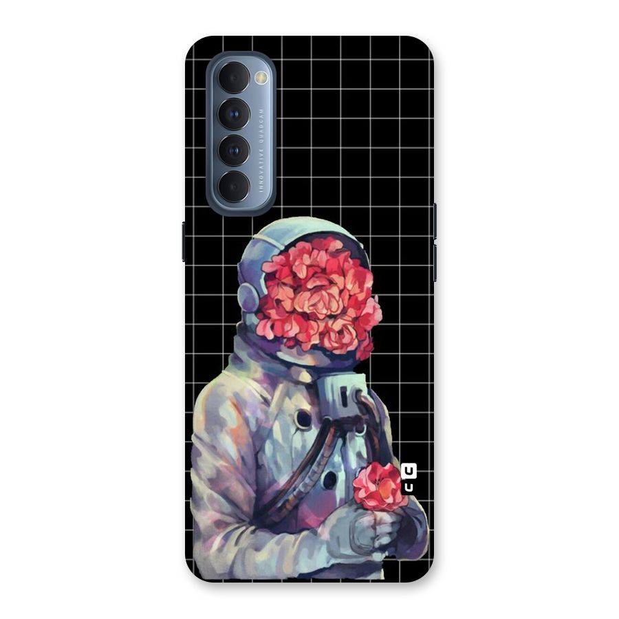Robot Rose Back Case for Reno4 Pro