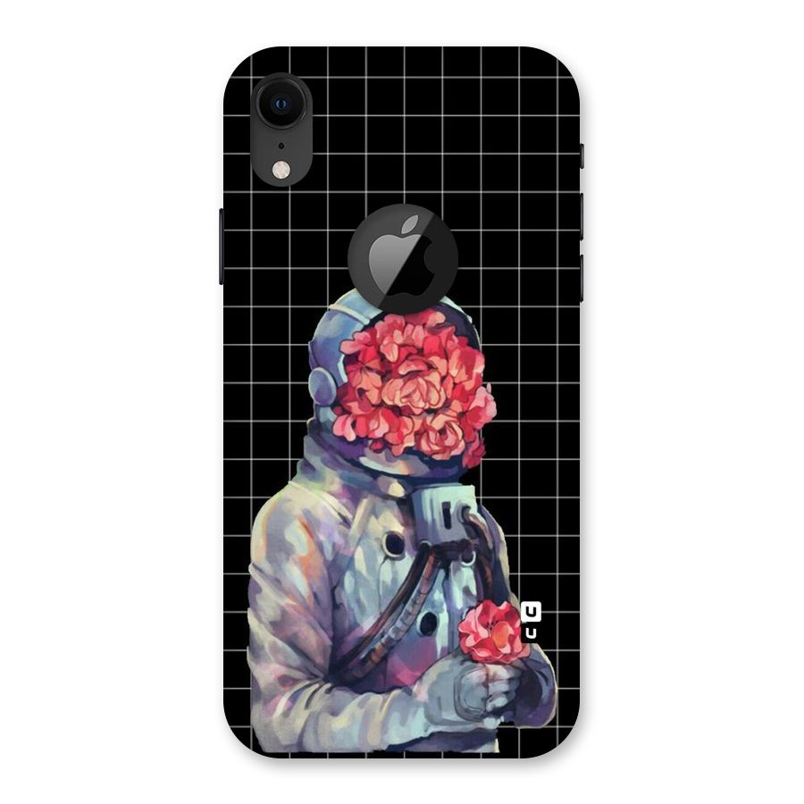 Robot Rose Back Case for iPhone XR Logo Cut