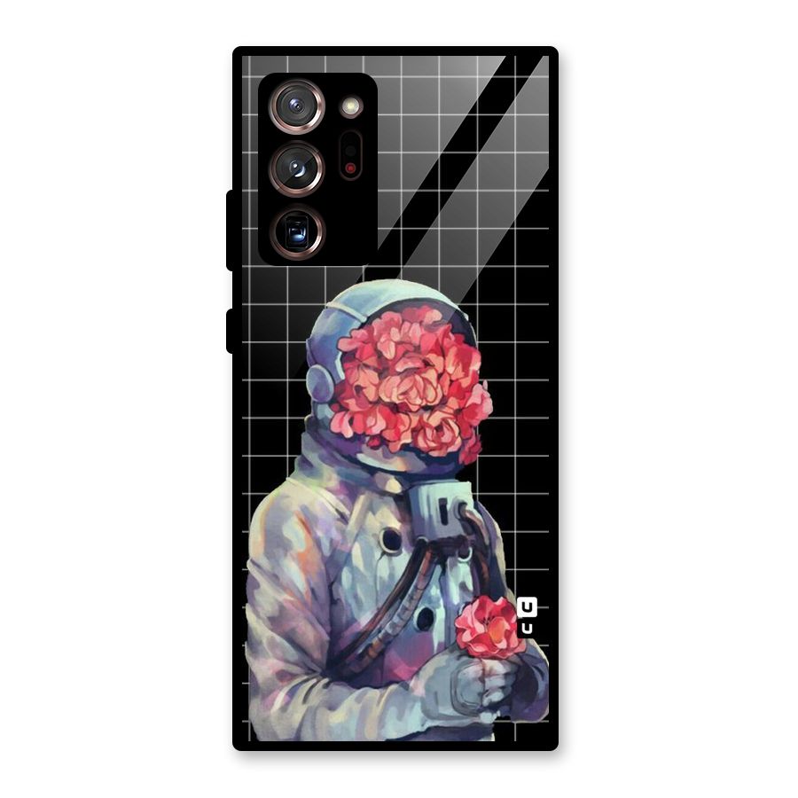 Robot Rose Glass Back Case for Galaxy Note 20 Ultra