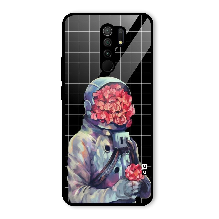 Robot Rose Glass Back Case for Poco M2