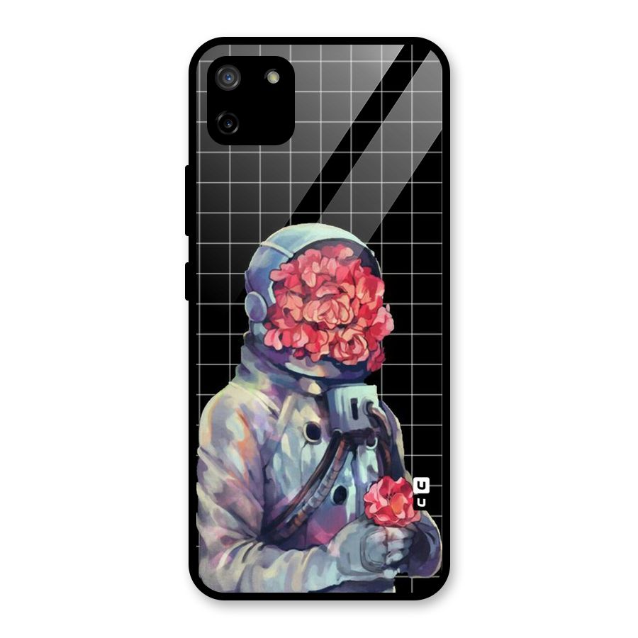 Robot Rose Glass Back Case for Realme C11