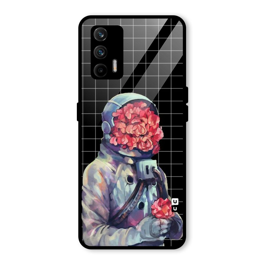 Robot Rose Glass Back Case for Realme GT 5G