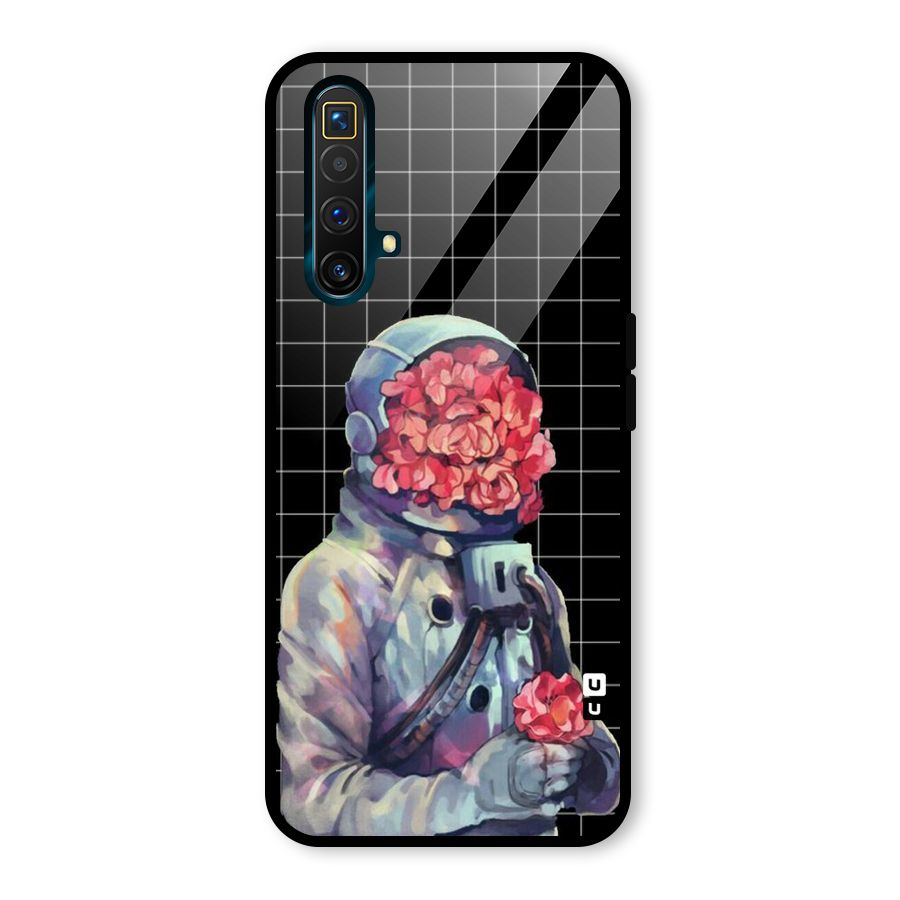 Robot Rose Glass Back Case for Realme X3
