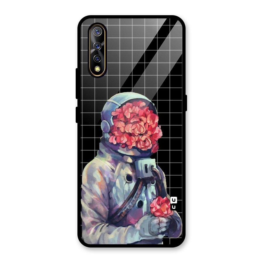 Robot Rose Glass Back Case for Vivo S1