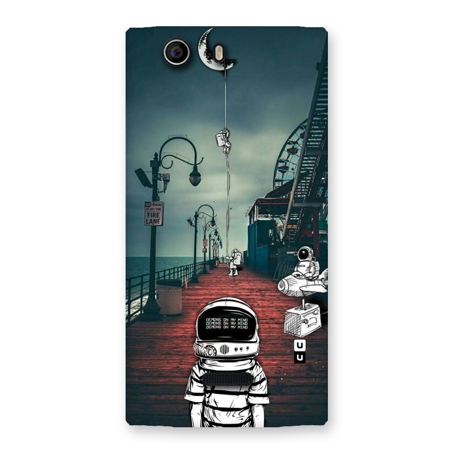 Robotic Design Back Case for Canvas Nitro 2 E311