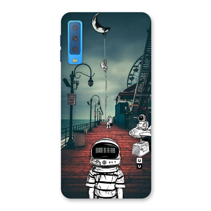 Robotic Design Back Case for Galaxy A7 (2018)