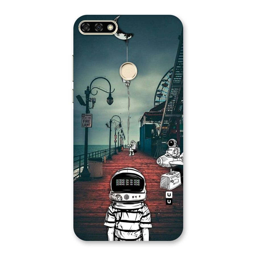 Robotic Design Back Case for Honor 7A