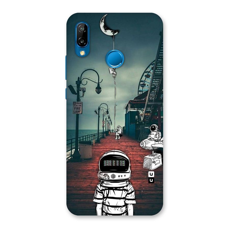 Robotic Design Back Case for Huawei P20 Lite