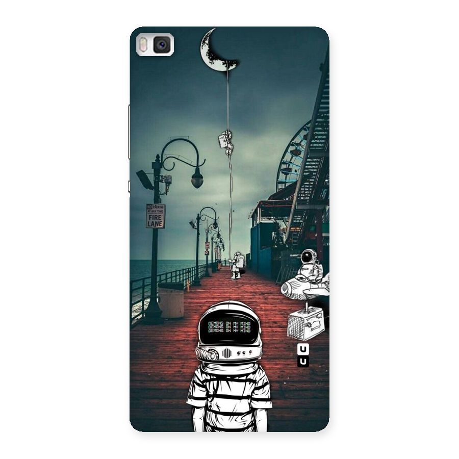 Robotic Design Back Case for Huawei P8