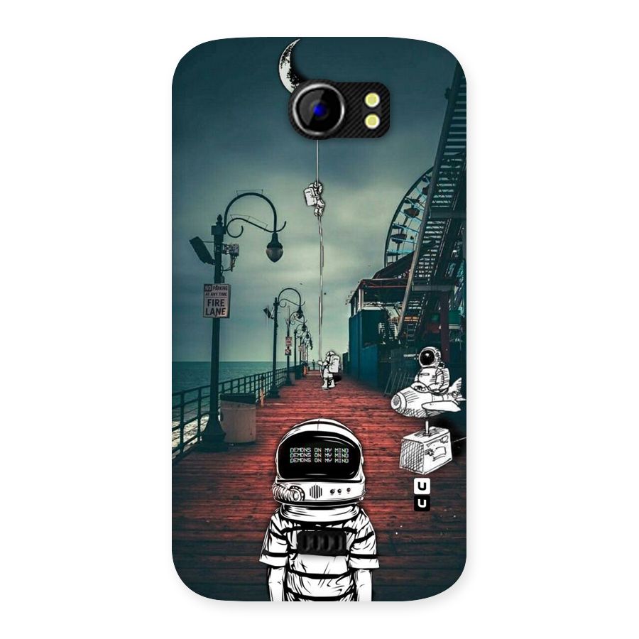 Robotic Design Back Case for Micromax Canvas 2 A110