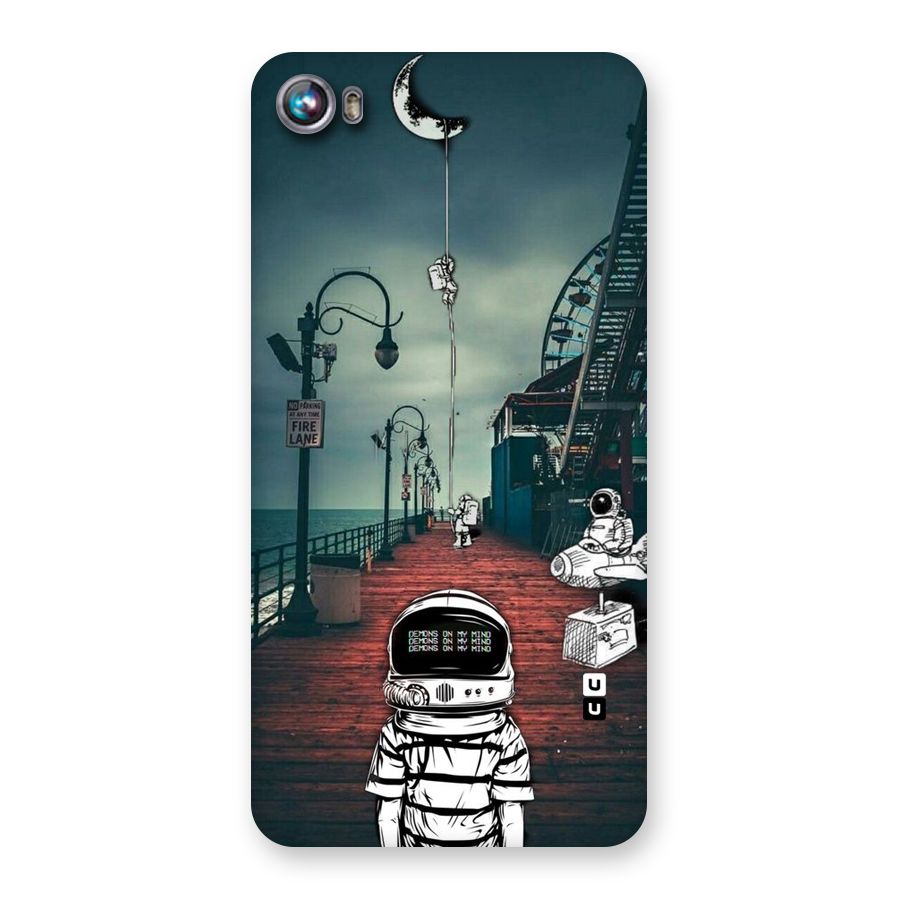 Robotic Design Back Case for Micromax Canvas Fire 4 A107