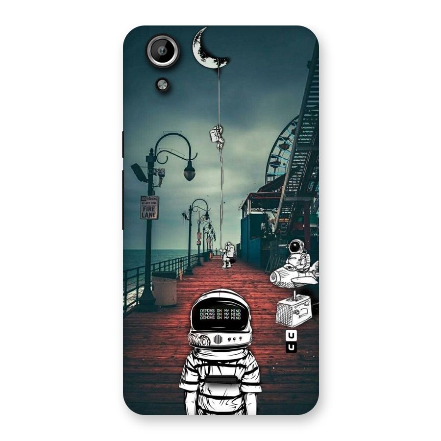 Robotic Design Back Case for Micromax Canvas Selfie Lens Q345