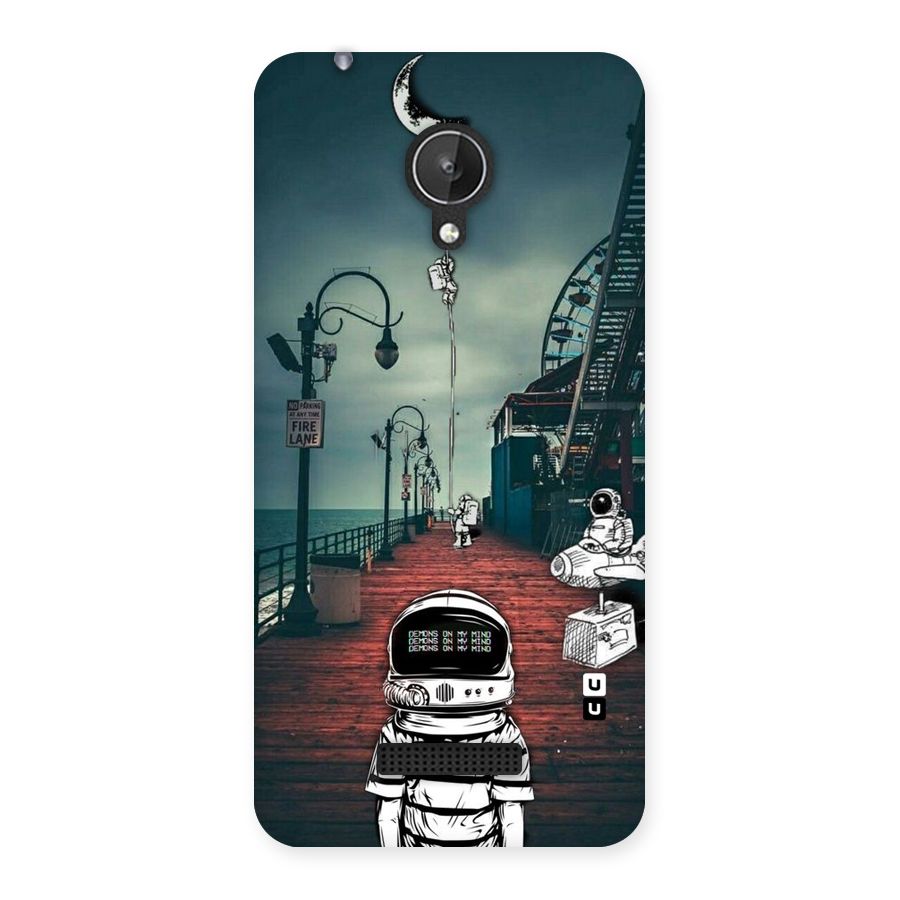 Robotic Design Back Case for Micromax Canvas Spark Q380