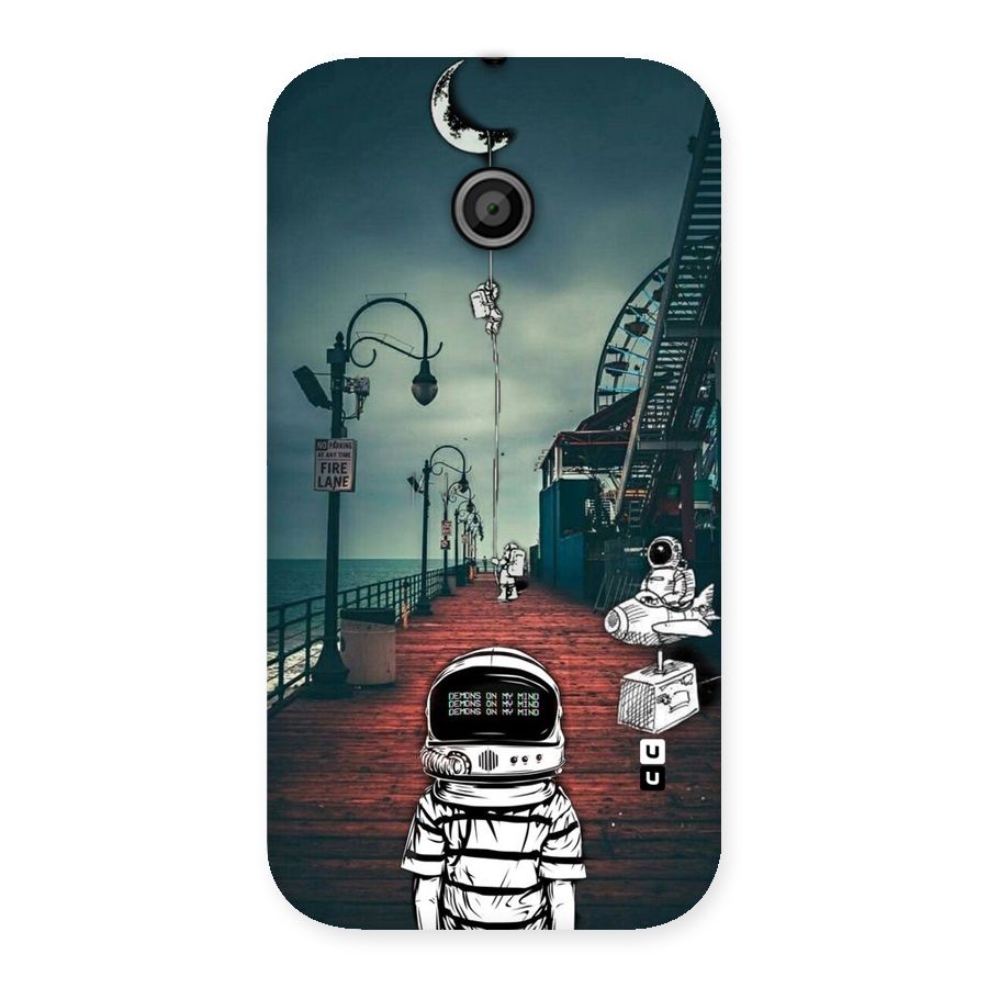 Robotic Design Back Case for Moto E