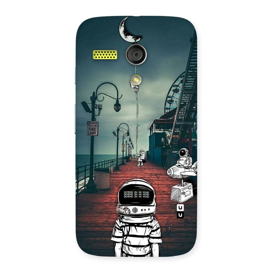 Robotic Design Back Case for Moto G