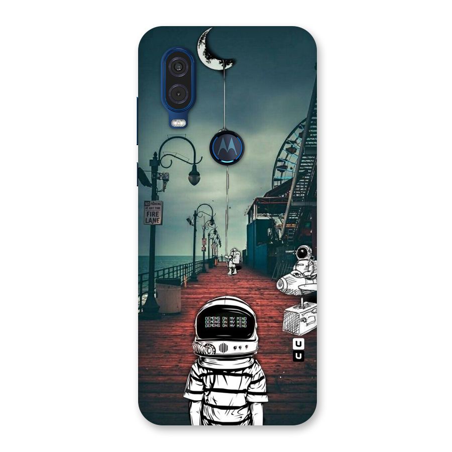 Robotic Design Back Case for Motorola One Vision
