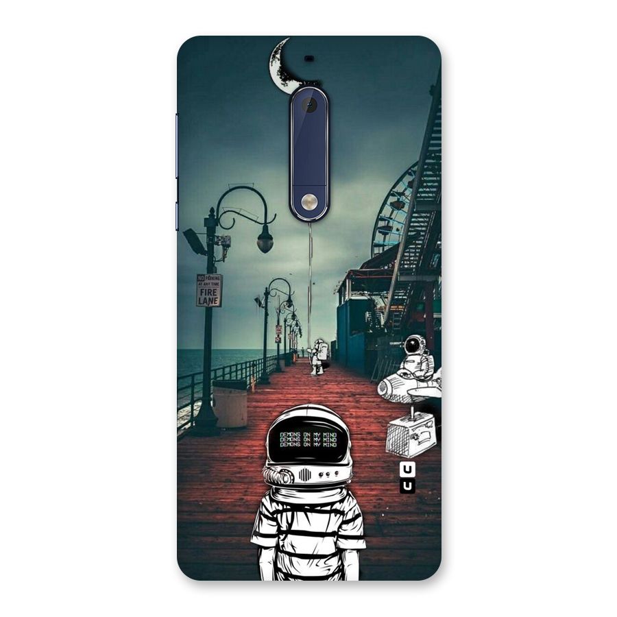 Robotic Design Back Case for Nokia 5