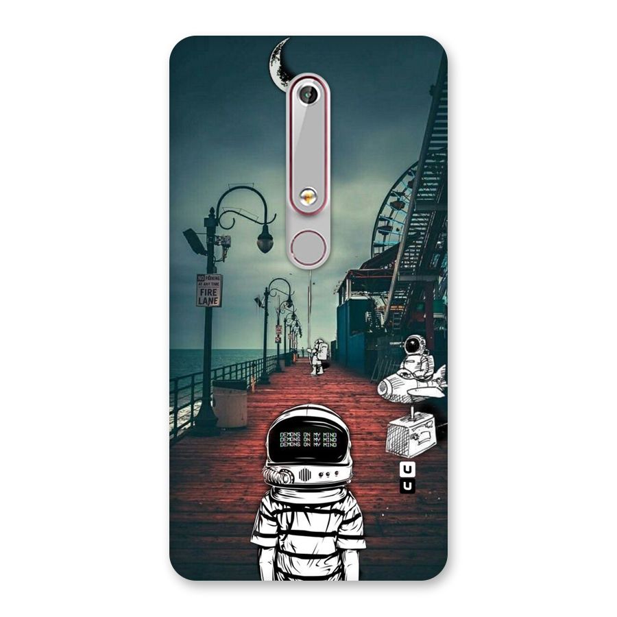 Robotic Design Back Case for Nokia 6.1
