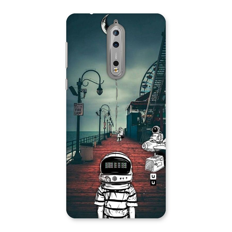 Robotic Design Back Case for Nokia 8
