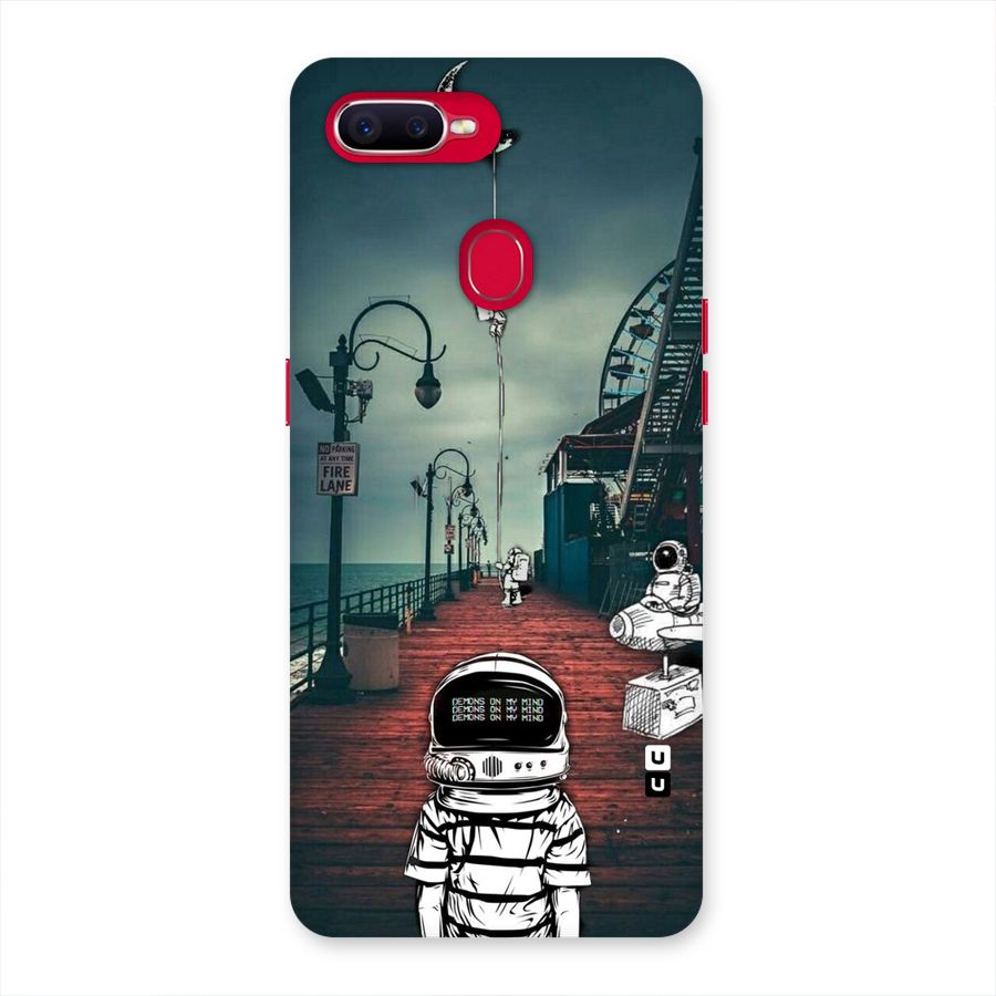 Robotic Design Back Case for Oppo F9 Pro
