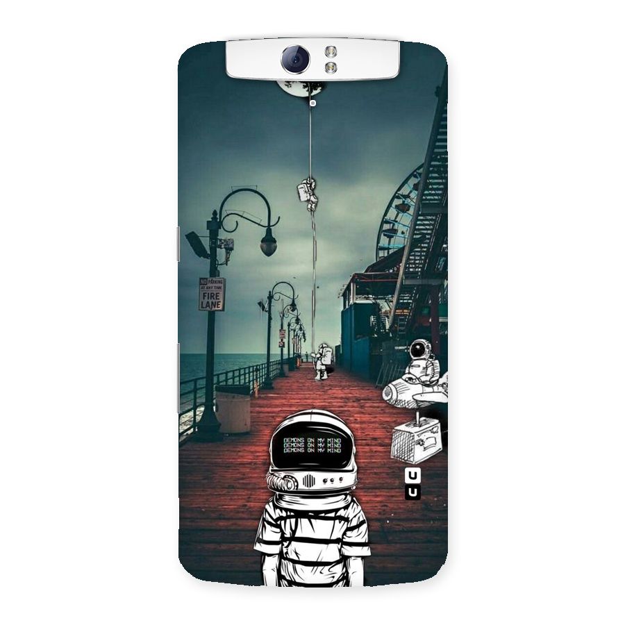Robotic Design Back Case for Oppo N1