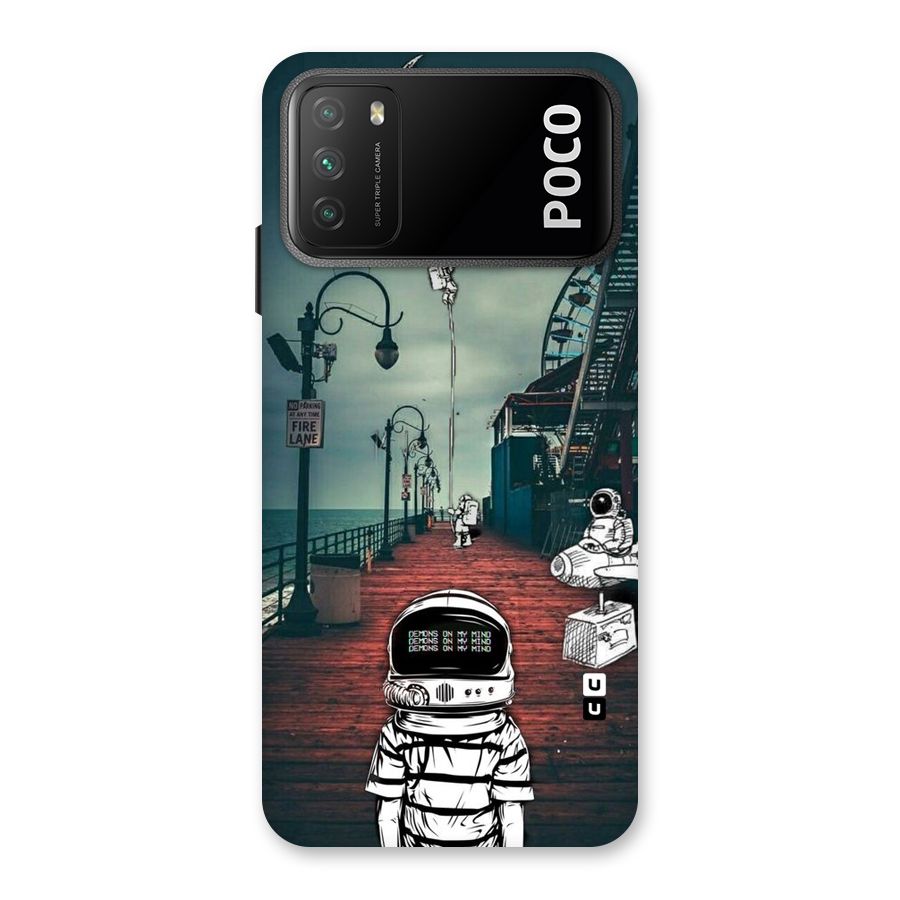 Robotic Design Back Case for Poco M3