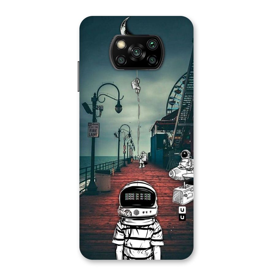 Robotic Design Back Case for Poco X3