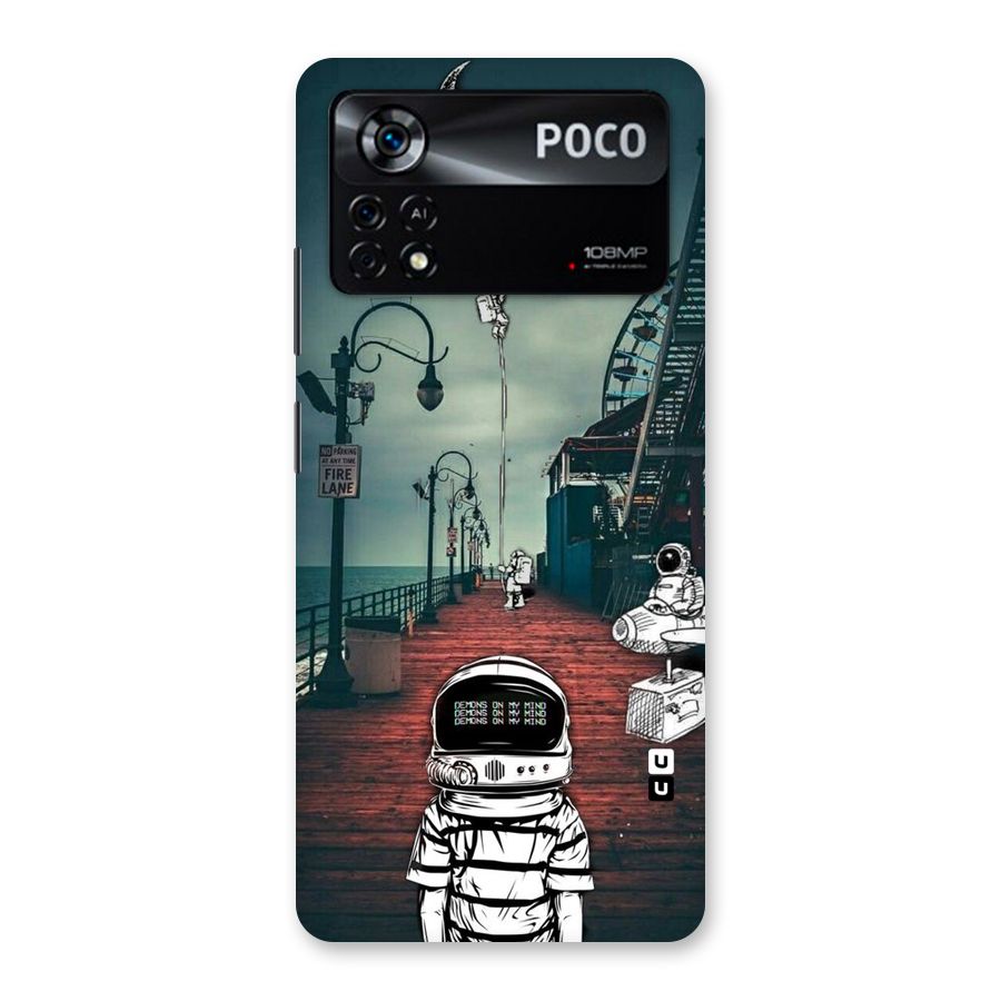 Robotic Design Back Case for Poco X4 Pro 5G