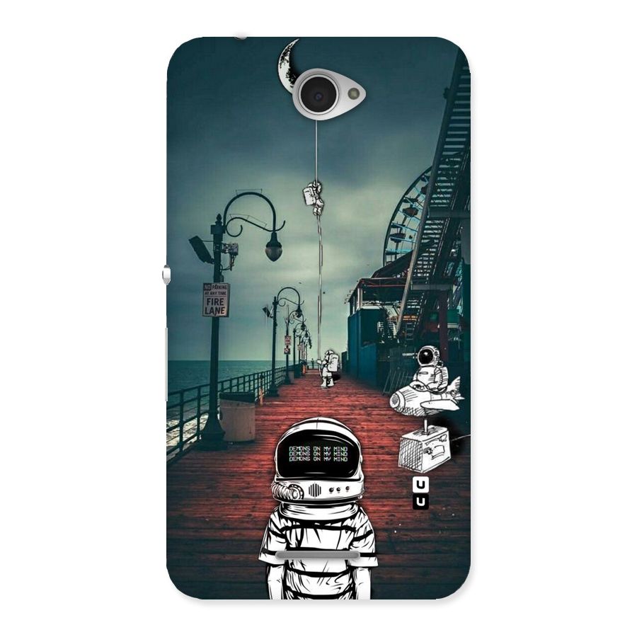 Robotic Design Back Case for Sony Xperia E4